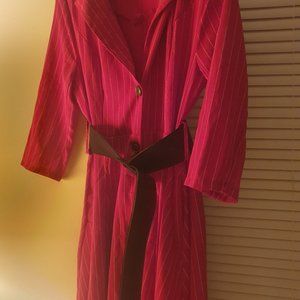 Striped dress w/belt